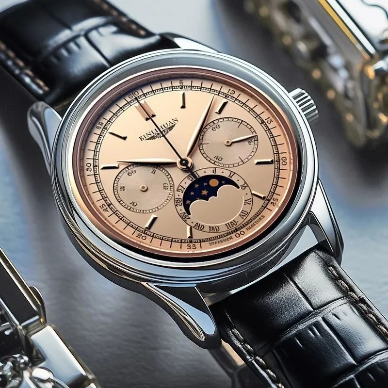 2026 Latest Men Business Casual Leather Watch Quartz Analog Wristwatch Birthday Gift Daily Decoration For Gifts