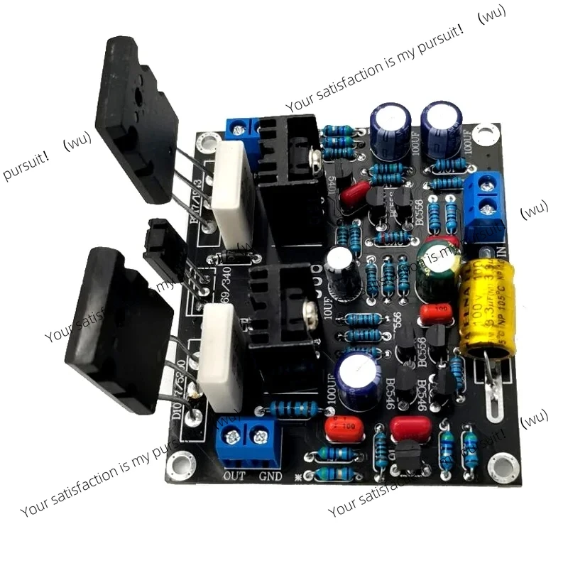 Applicable to original Toshiba 100W tube 5200 + 1943 2SC5200 + 2SA1943 DC 20-50V HiFi power amplifier finished board view 3