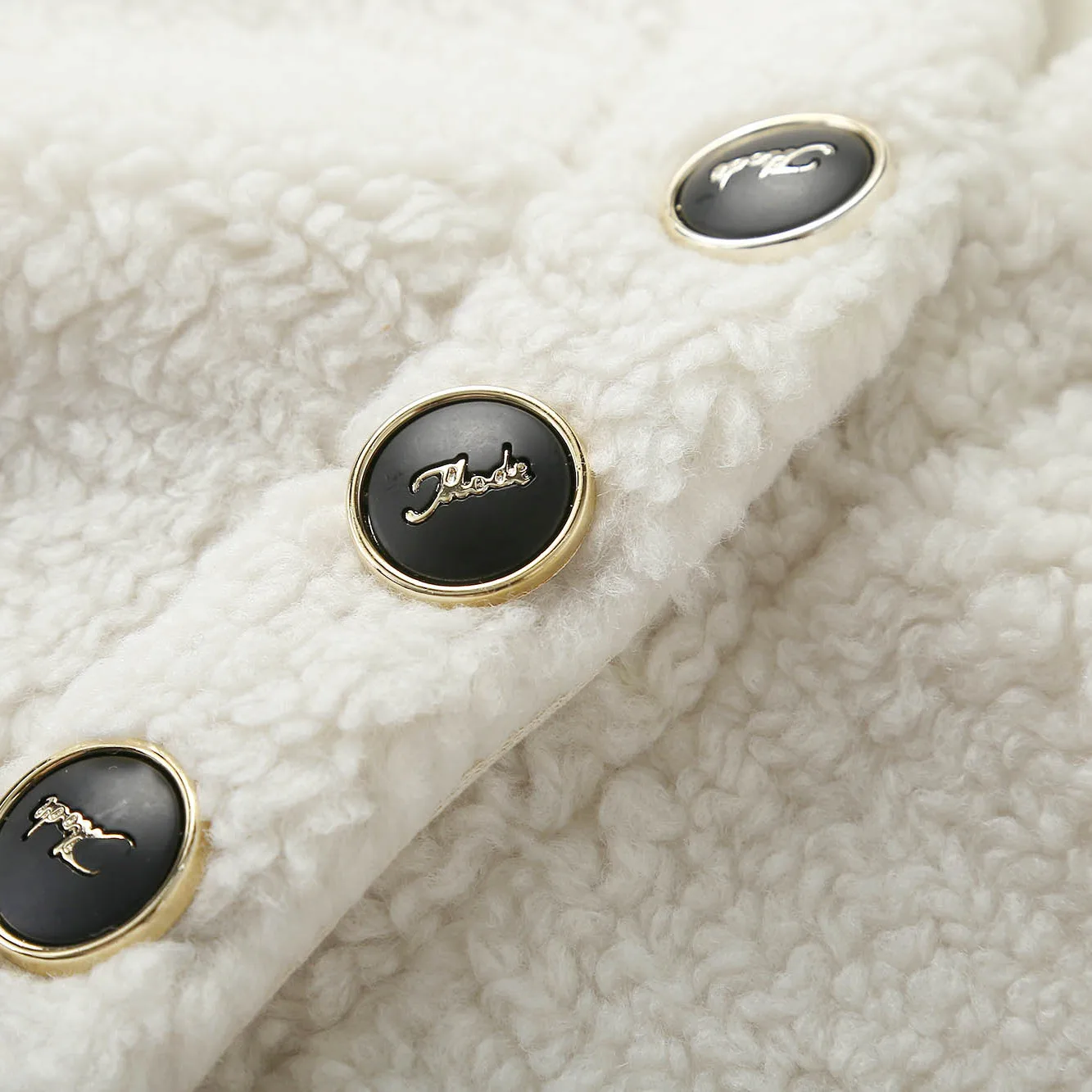 الكورية Sle لامب الفراء سترة المرأة الخريف الشتاء Thiened V-Ne الدفء ملابس خارجية طبقات العصرية تخفيف Sle زر واحد #4