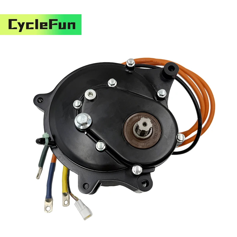 Silnik QS138 3000W (szczytowy 9000W) z napędem środkowym, 72V, 3800 obr./min, PMSM z kołem zębatym, paskiem i czujnikiem Halla, do motocykli elektrycznych, e-hulajnóg i quadów.