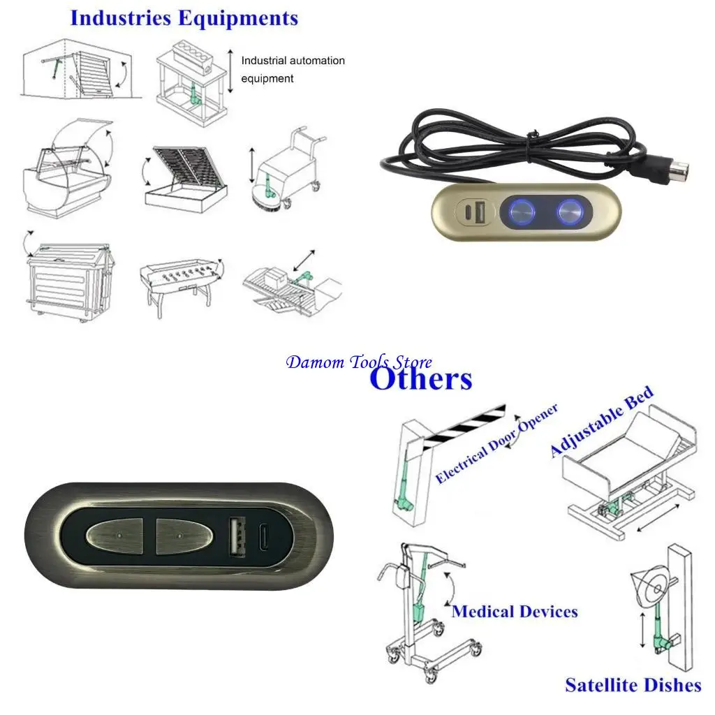 57be-electric-sofa-recliner-switches-2-button-5-pin-lift-switches-with-usb-charging