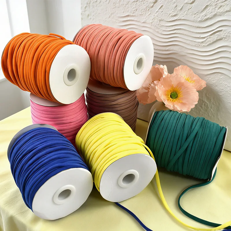 

10/20Meters Nylon Elastic Rope 3/5mm Stretch Cord for Hair Ring Mask Strap Dress Sewing DIY Garment Accessories
