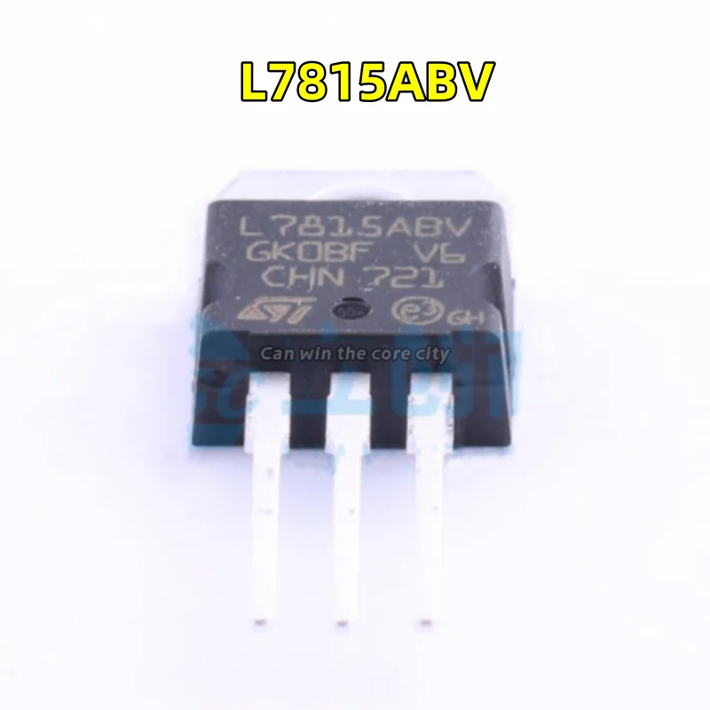 1-100 PCS/LOT Original genuine L7815ABV direct plug TO-220 1.5A 15V LDO linear voltage regulator chip IC