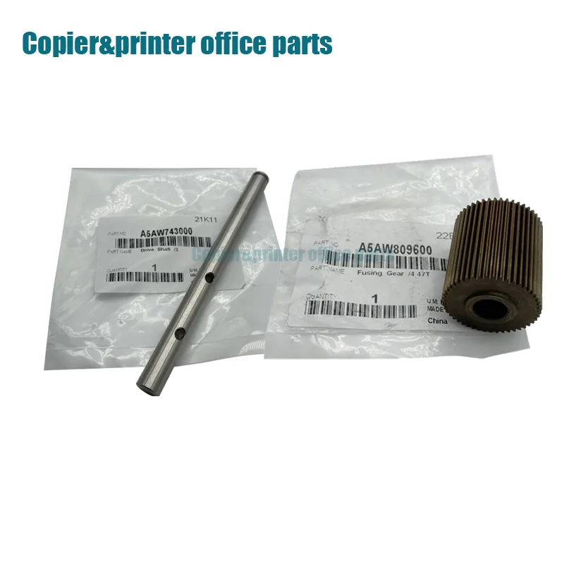 

Original A5AW743000 A5AW809600 For Konica Minolta C1085 1100 6085 6100 Fuser Iron shaft One-way Iron Gear Printer Copier Parts