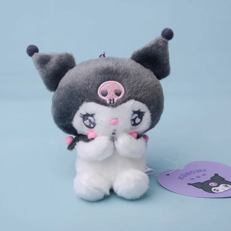 10-12Cm Sanrio Kuromi Mỹ Giai Điệu Cinnamoroll Tiền, Móc Khóa Anime Nhồi Bông Hình Mặt Dây Chuyền Dễ Thương Túi Đồ Chơi cho Bé Gái