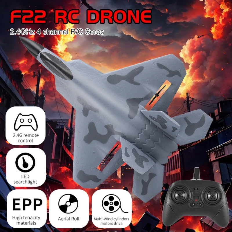 Wltoys samolot RC F22 Raptor helikopter zdalnie sterowany samolot 2.4G samolot zdalnie sterowany EPP piankowy samolot zabawki dla dzieci