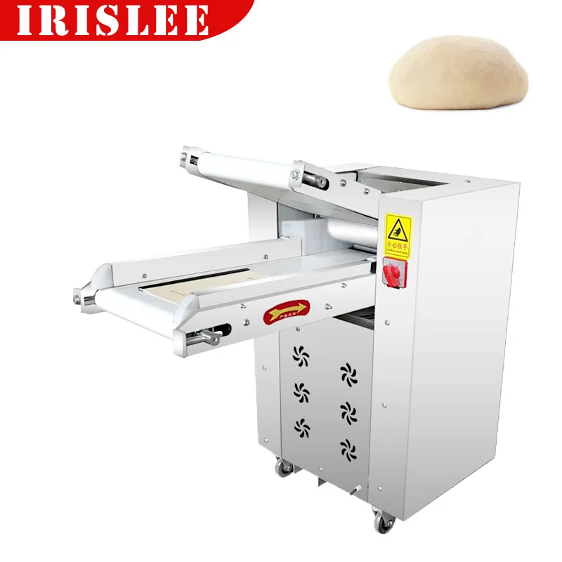 

Large Dough Sheeter Wrapper Automatic Pie Crust Press Machine Dumpling Commercial Pancake Roll Sheet Making Machine