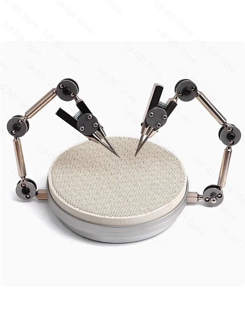 Welding Fixture Auxiliary Fixture Multifunctional Rotary Welding Table Jewelry Tool Rebound Clip Electric Soldering Iron Bracket