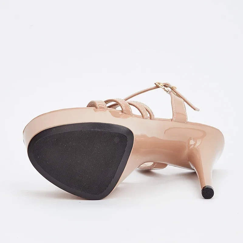 Eilyken Summer Fetish Platform Sexy High Heels Women Sandals Pole Dancing Buckle Strap Pumps Shoes Ladies Sandalias image 5