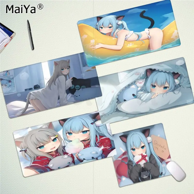 

Nekoha Shizuku Mousepad Beautiful Durable Rubber Mouse Mat Pad Size for CSGO Game Player Desktop PC Computer Laptop