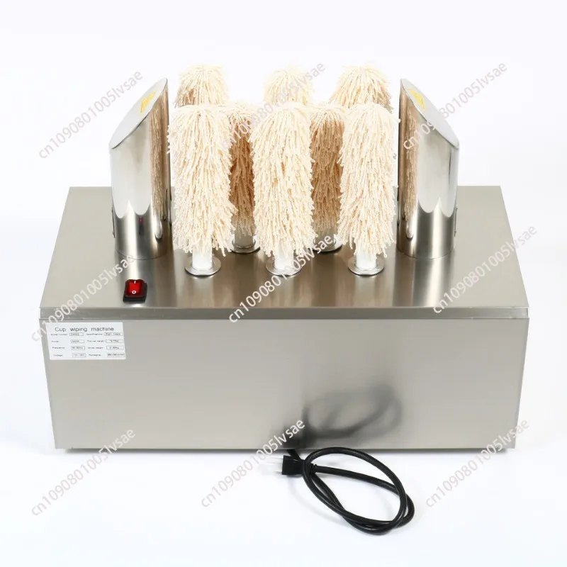 8 Heads Fibre Glass Polishing Machine Fibre Brush for Glassware Polisher