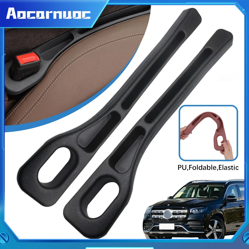 

2Pcs For Mercedes Benz GLS Class X166 X167 GLS400 GLS4 Car Seat Gap Filler Between Seats Crevice Decoration Interior Accessories