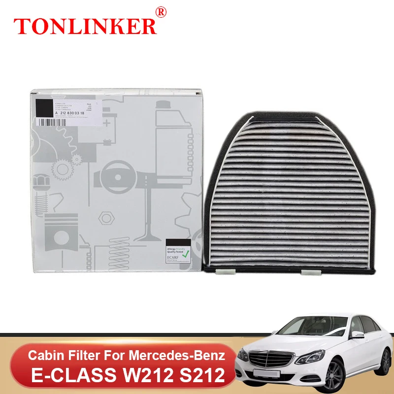 

TONLINKER салонный фильтр A2128300318 для Mercedes Benz E класса W212 S212 E 200 250 250CGI 220CDI 250CDI 300 350 400 500 E63 E63S