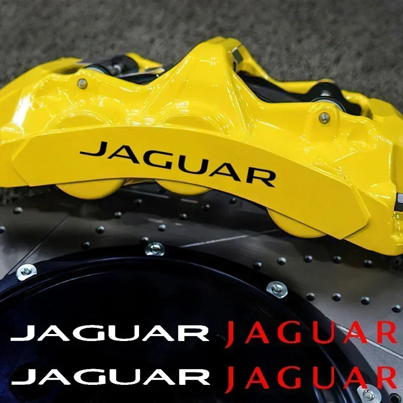 Car Caliper Sticker for Jaguar JS XE XF XK XJR RACING R S SV XFR XJL XEL Heat Resistance Tire Brake Cover Vinyl Film Body Decals