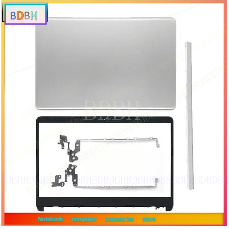 For 240 245 G8 14-CF 14-DF 14-DK 14-DP 14S-CR 14S-CF Laptop LCD Rear Cover/Front Frame/hinges/Axle Cover Silver
