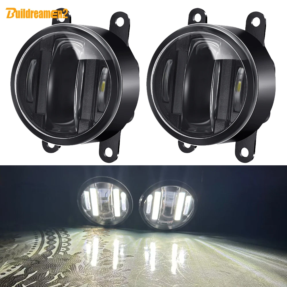 

2IN1 Car LED Fog Light Assembly DRL Daytime Running Light 36W 3600LM For Citroen C4 C3 C5 C6 Jumpy Xsara C-Crosser DS3 DS4 DS5