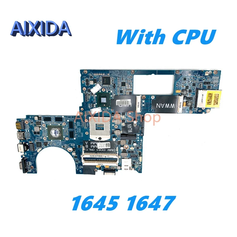 

AIXIDA CN-0WDH9C 0WDH9C WDH9C REV:D Y509R DARM5CMB8D1 For Dell Inspiron 1645 1647 Laptop Motherboard PM55 HD 5730 GPU full test