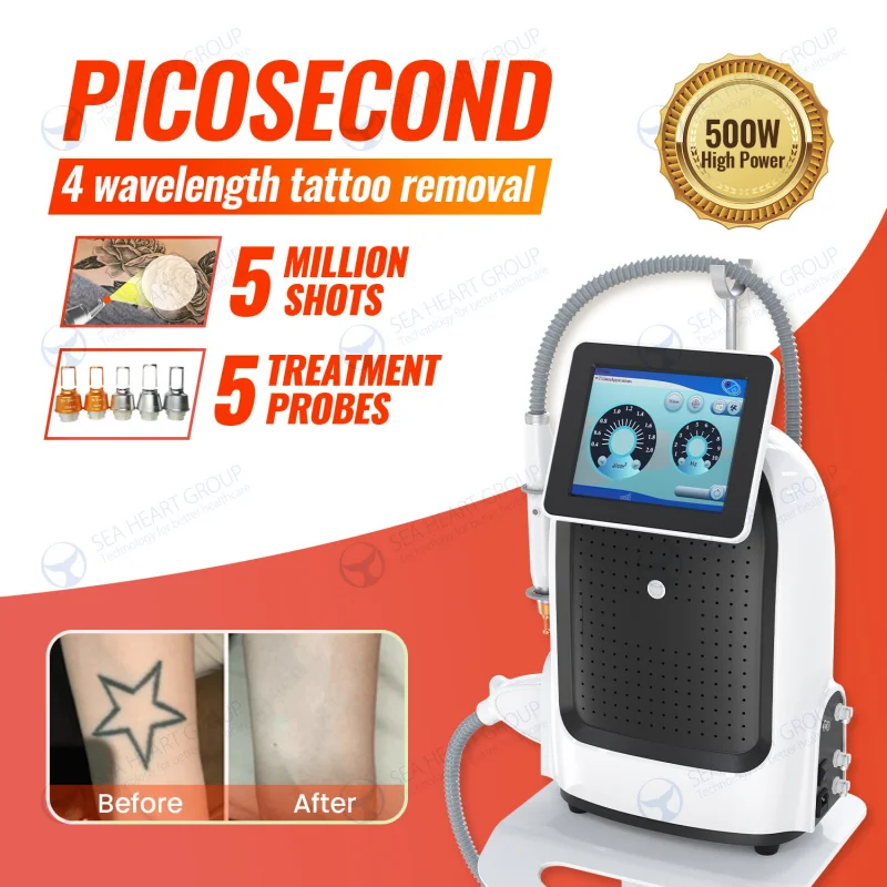 

Portable Pico 1064nm 532nm Eyebrow Tattoo Remover Picosecond Carbon Peel Nd Yag Q Switch Machine 2024 Skin Care Free Shipping