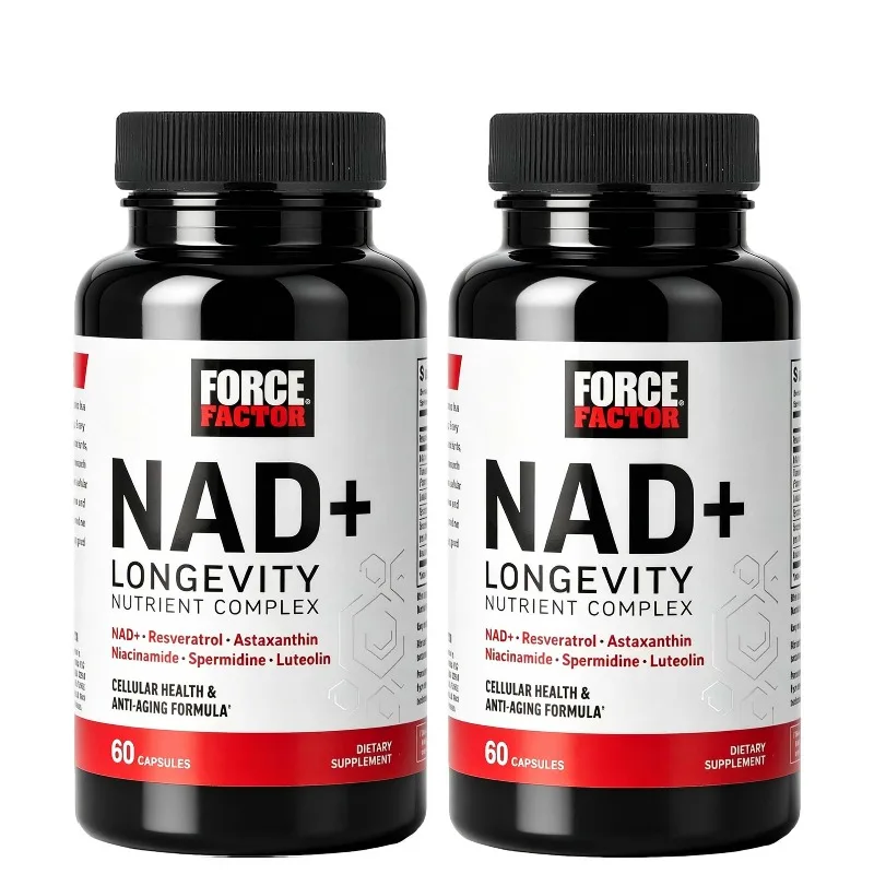 2 Bottles NAD+ Resveratrol - Cell Repair&Growth, Skin Health, Enhance Cell Vitality, Improve Memory and Concentration