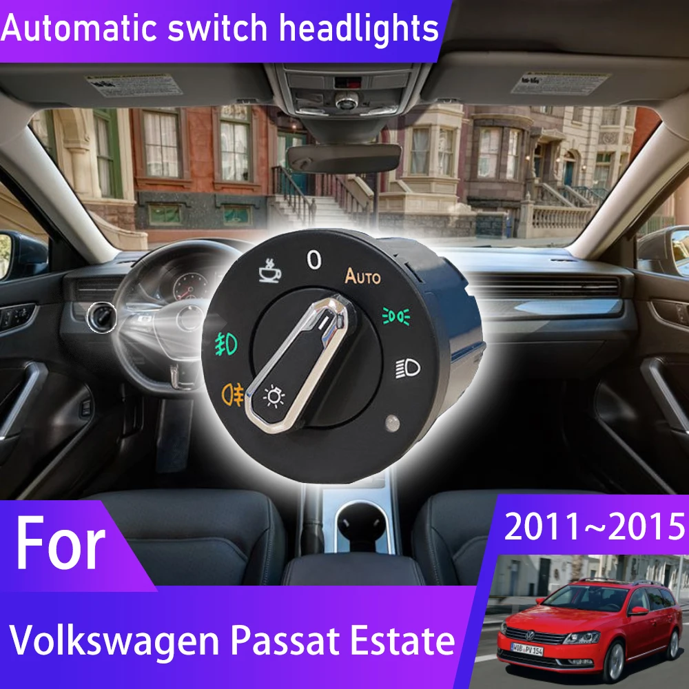 

For Volkswagen Passat Estate B7 2011~2015 2014 2015 Headlight Automatic Switch For VW Rabbit GTI Jetta SportWagen Vento Variant