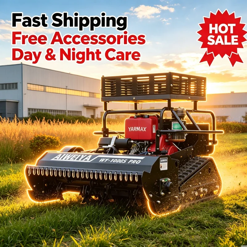 Customized Cost Effective Remote Control Lawn Mower Zero Turn Lawn Mower Lawn Mower Robot With Storage Rack For Private Yard