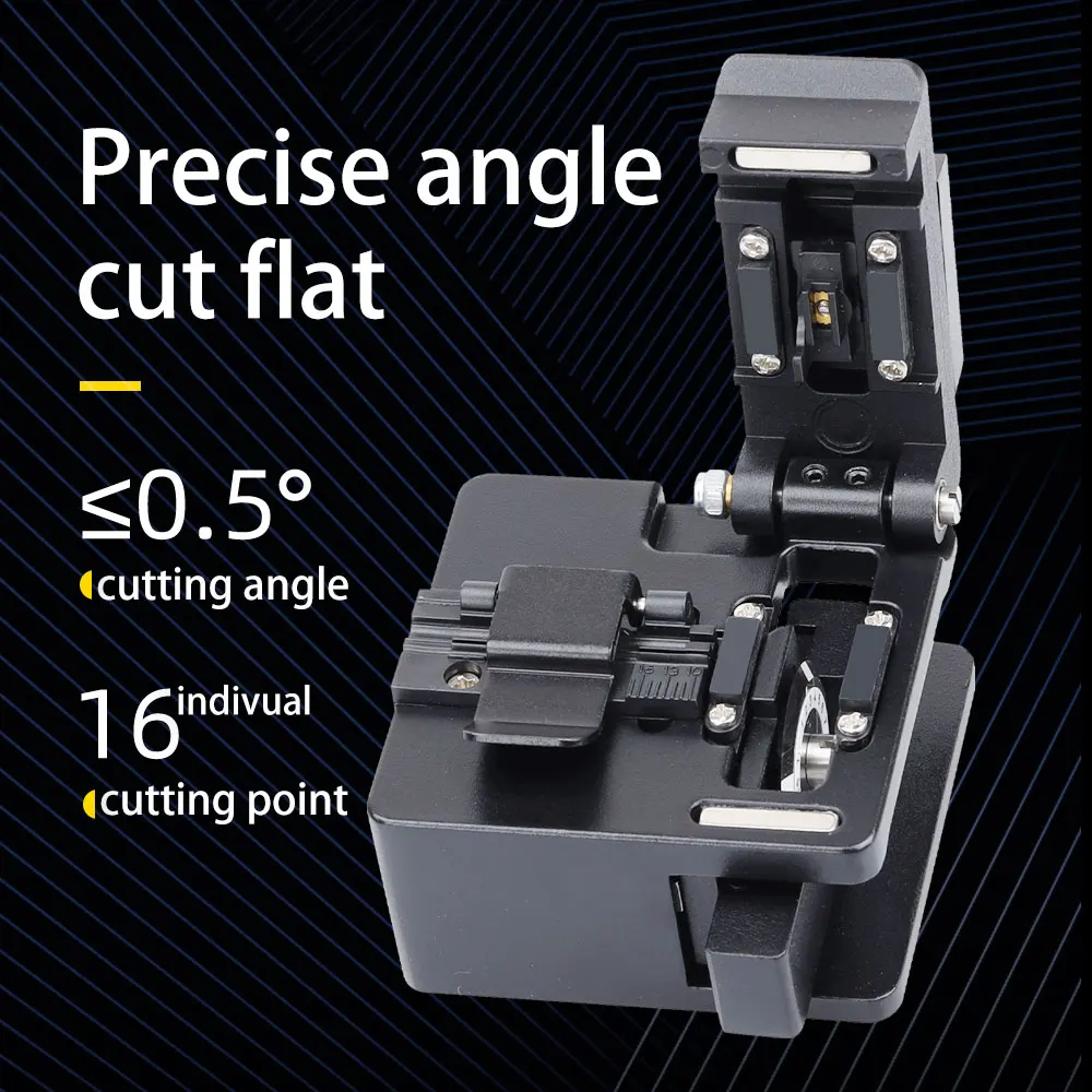 HB-08 Replaceable Automatic Return Knife 16 Surface 50000 Times Life Span Fiber Optic Cleaver Fiber Cutter