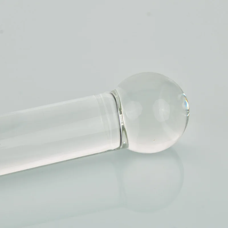 Wholesale Mini Size Cheap New Cute Transparent Masturbation Glass Penis Dildo Sex Toy/Clear Glass Dildo/Crystal Dildo for Home