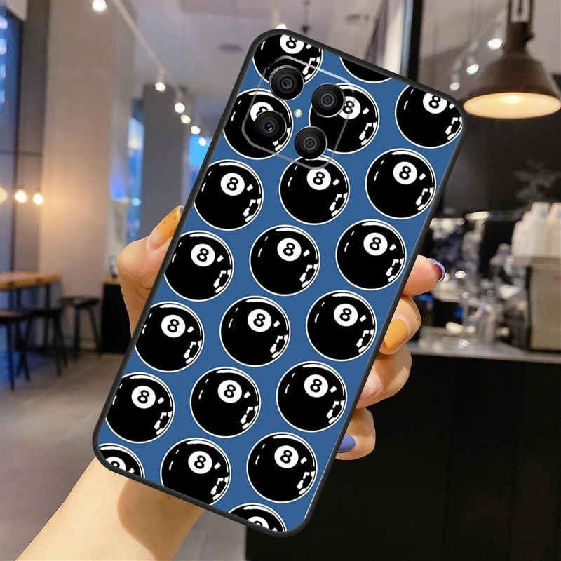Bilhar snooker 8 caso bola para huawei honor 50 x9 x8 x7 p20 p30 p40 lite p50 pro p inteligente 2021 nova 9 5t capa