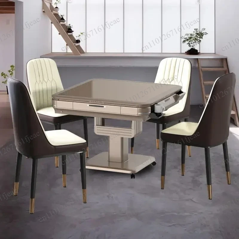 

Foldable Automatic Mahjong Table 4 Person Home Entertainment