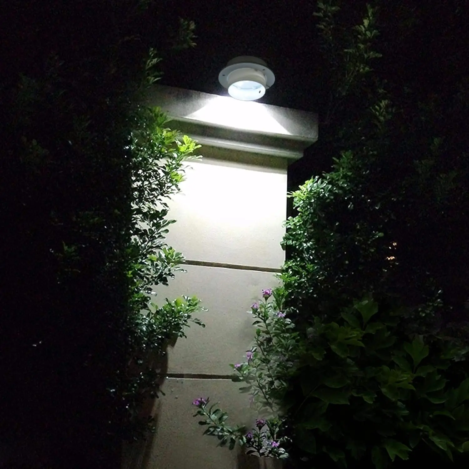 

Solar LED Light - Sun Powered Security Lamp Outdoor Waterproof For Yard Gutter Fence Garden Garage Shed Walkways Steps Stairs