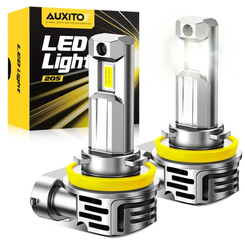 AUXITO 2 шт. Canbus H8 H11 LED-фары 30000LM, сверхъяркие, 9005 HB3 9006 HB4 9012 HIR2, светодиодные лампы с турбовентилятором