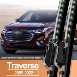 2pcs For Chevrolet Traverse 2009-2022 Front Windshield Wiper Blades Windscreen Window Accessories 2010 2011 2013 2016 2017 2018