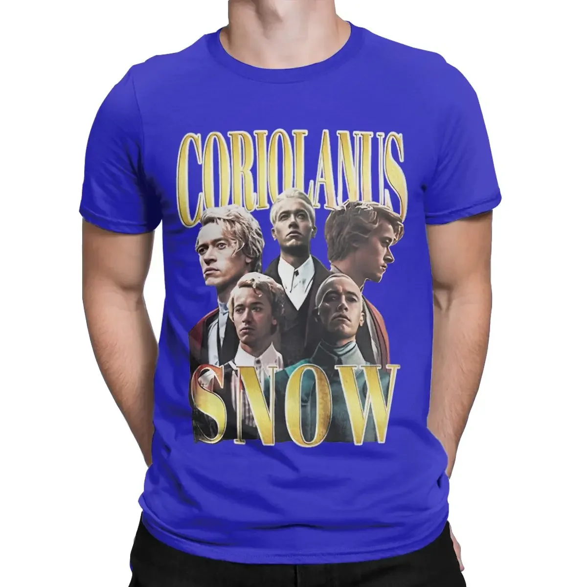 O Neck Tee Short Sleeve Tops Plus Size graphic oversized Coriolanus Snow Tom Blyth T Shirt for Men Pure Cotton Hipster T-Shirt