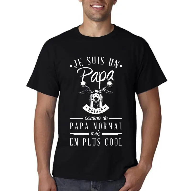 T-shirt je suis un papa motard mais en plus cool - Tee shirt Humour Biker