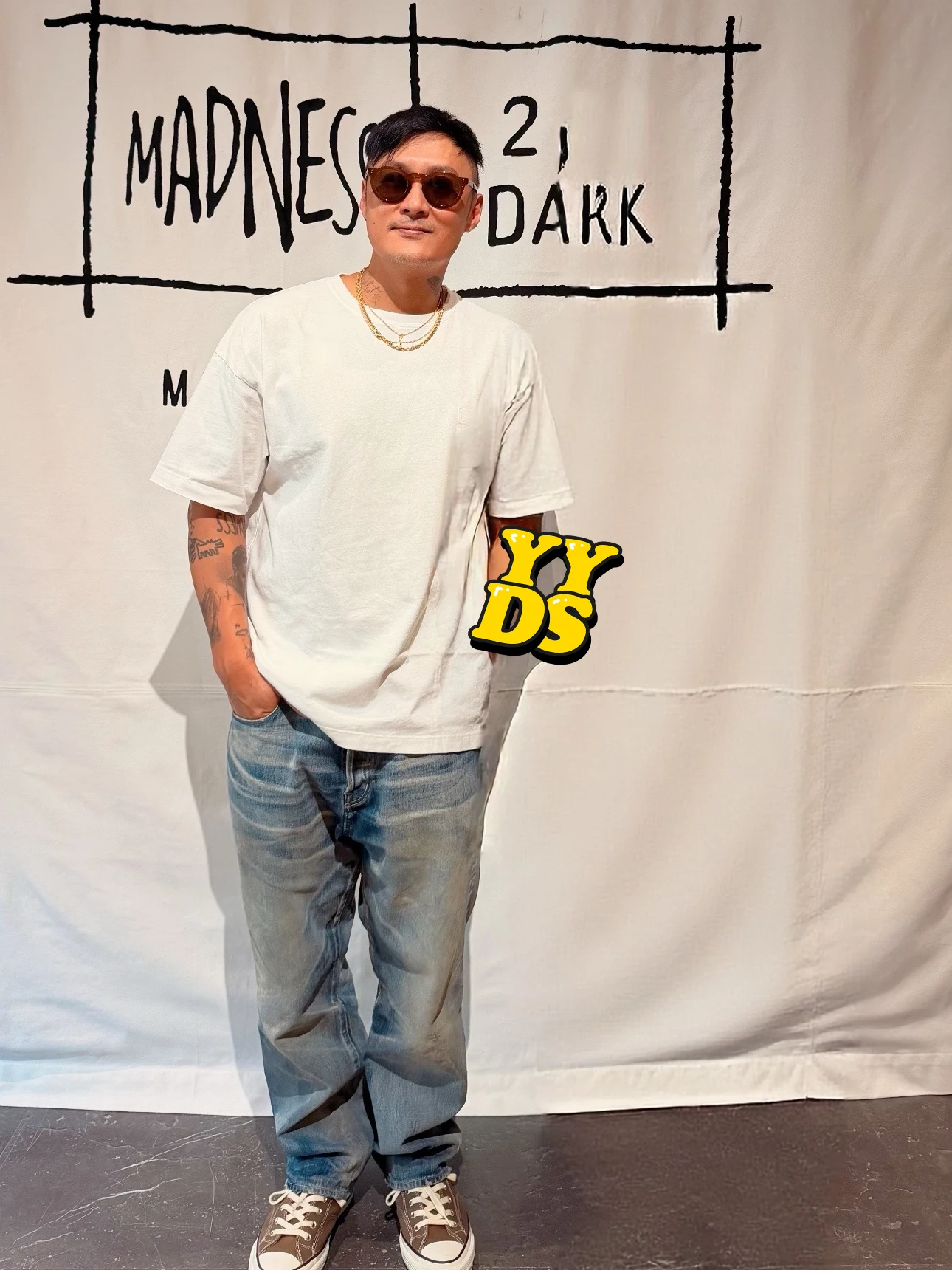 

MADN BG Original PRM Jeans Vintage Waed Loose Fit Cotton Straight Leg Jeans Youthful Sle Comfortable Wear for Commuting