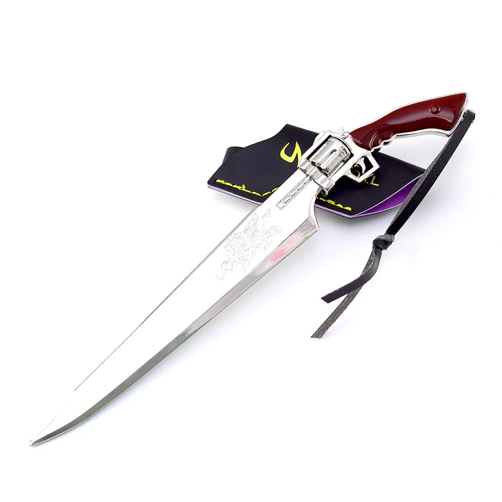 Final F8 Game Peripheral Fantasy Toy Sword Weaponry Blade Game Sword Model All Metal Crafts Gift Keychain Ornament  Collection