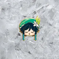 Genshin Impact Venti the Archon, Barbatos Hard  Enamel Pin