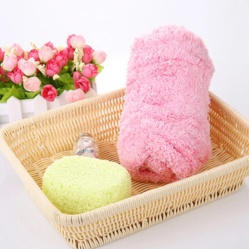 

1 шт., быстросохнущая шапочка для сушки волос, банное полотенце с бантом, нейлоновое полиэфирное волокно, фиксированная кнопка, тюрбан для душа, подходит для ежедневного использования