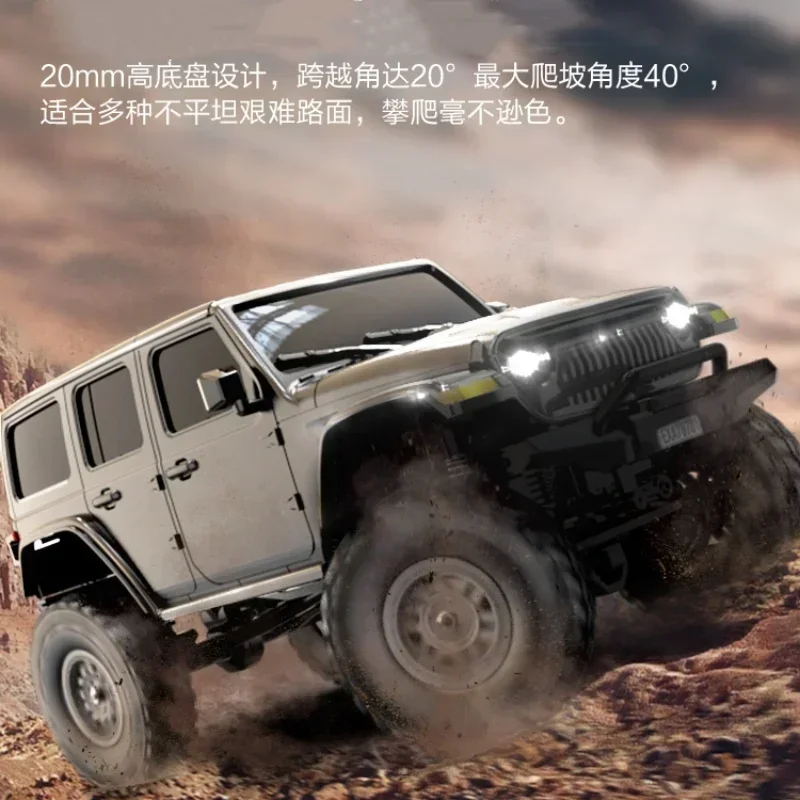 Rc Wrangler Climbing Vehicle 4wd Remote Control Vehicle Adult Professional Full Scale 1:24 Simulation All Terrain Off Road Vehi