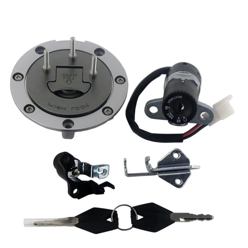 For car-For Cfmoto 250NK CF250-A Compatible Motorcycle Ignition Switch Lock Cylinder Fuel Cap Cover With Key