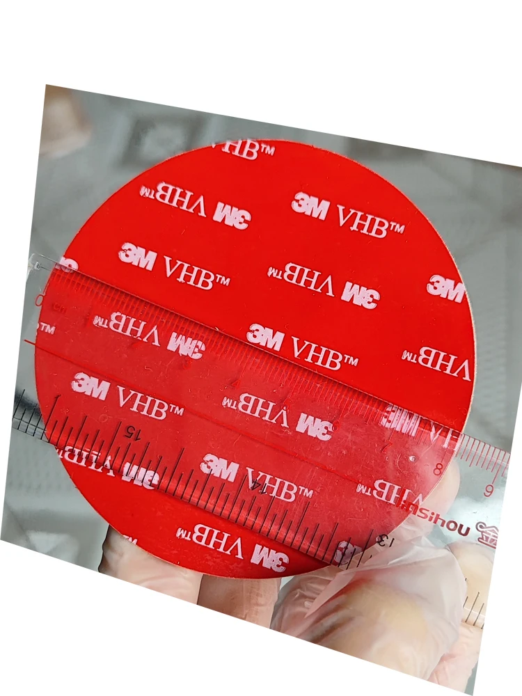 2pcs Dia=82mm Round Disc VHB Strong Two face sticky 3M 5925 VHB Thin Foam Sealing Tape, Widely for in Car Holder, badge, logo