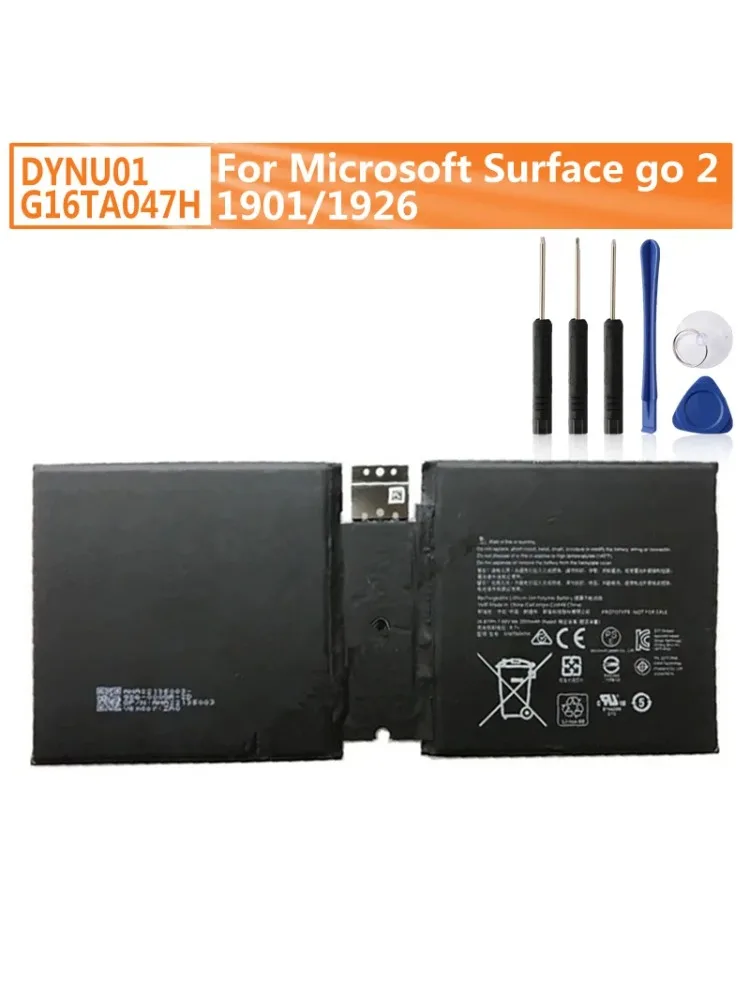 NOWA wymienna bateria DYNU01 G16TA047H do laptopa Microsoft Surface go 2 1901/1926 3500mAh z narzędziami — zdjęcie produktu 6