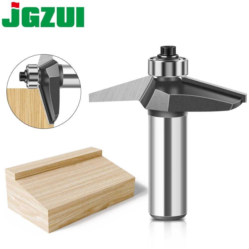 15 degree Chamfer Edge Forming Router Bit 12mm 1/2inch Shank Bevel Flush Trim Bit Woodworking Milling Cutter Bits