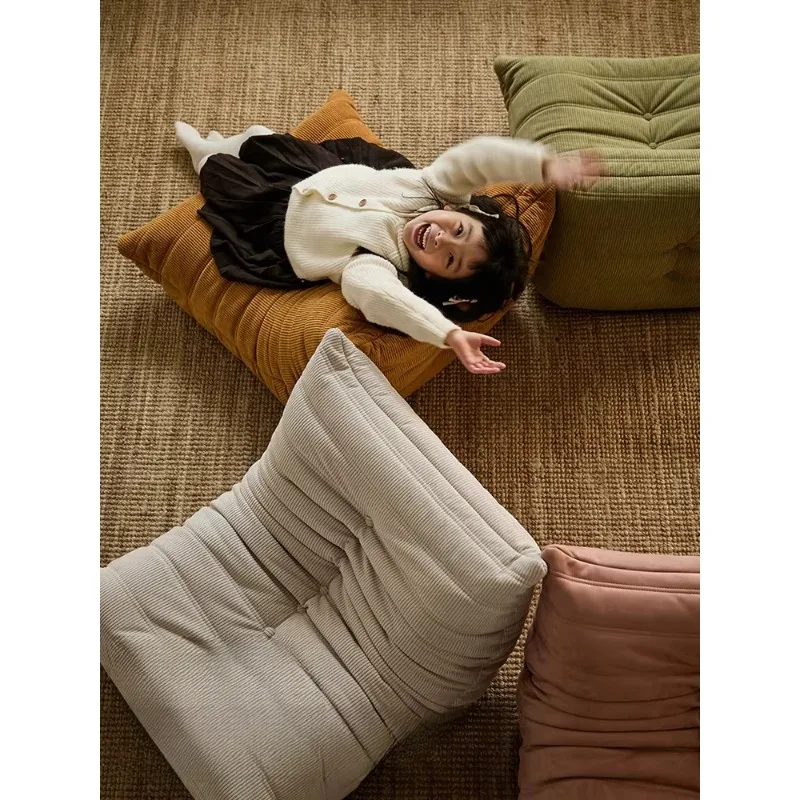 

Caterpillar children's sofa baby reading area cute mini lazy small sofa corduroy