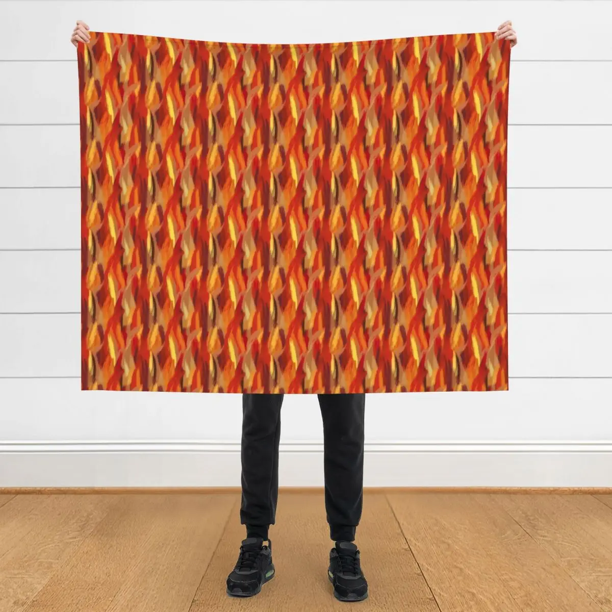 

Warm Brush Strokes Throw Blanket Thermals For Travel cosplay anime decorative Blankets