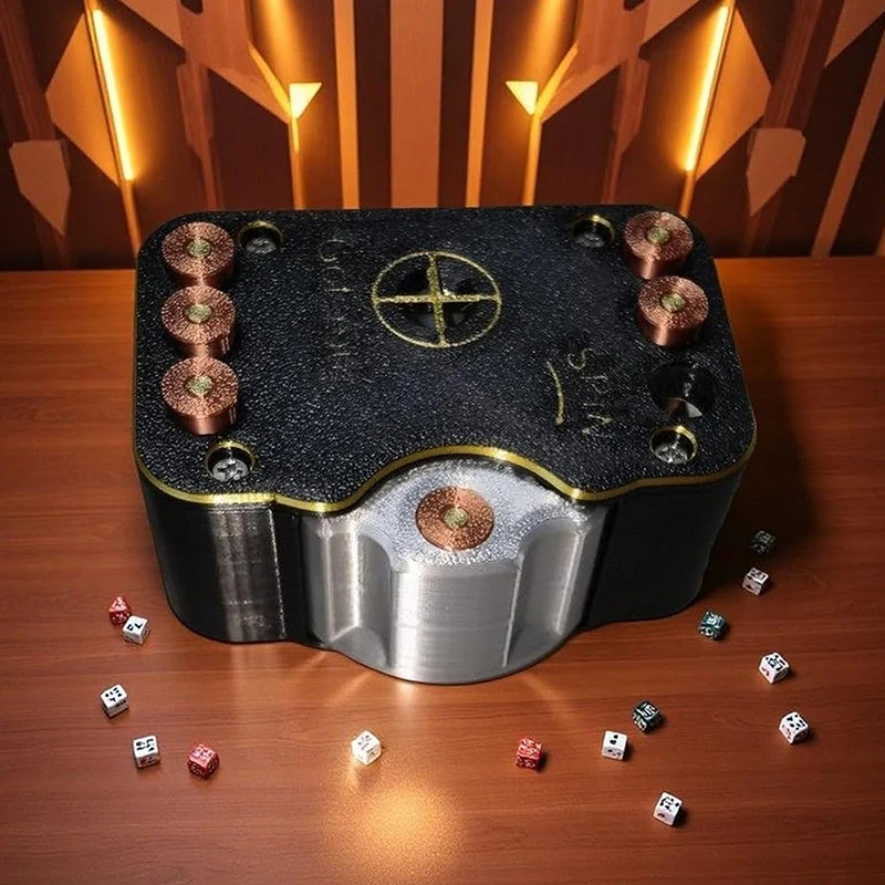 لعبة احتمال الروليت؛ مجموعة جيب الروليت الروسية المطبوعة ثلاثية الأبعاد؛ ألعاب العجلات التفاعلية للمتعة