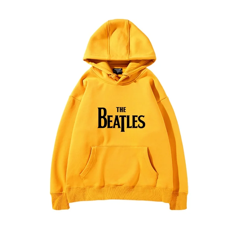 The Beatles band hoodies girls hooded hoodies band tops casual loose street style tops women\'s tops fashion sweater