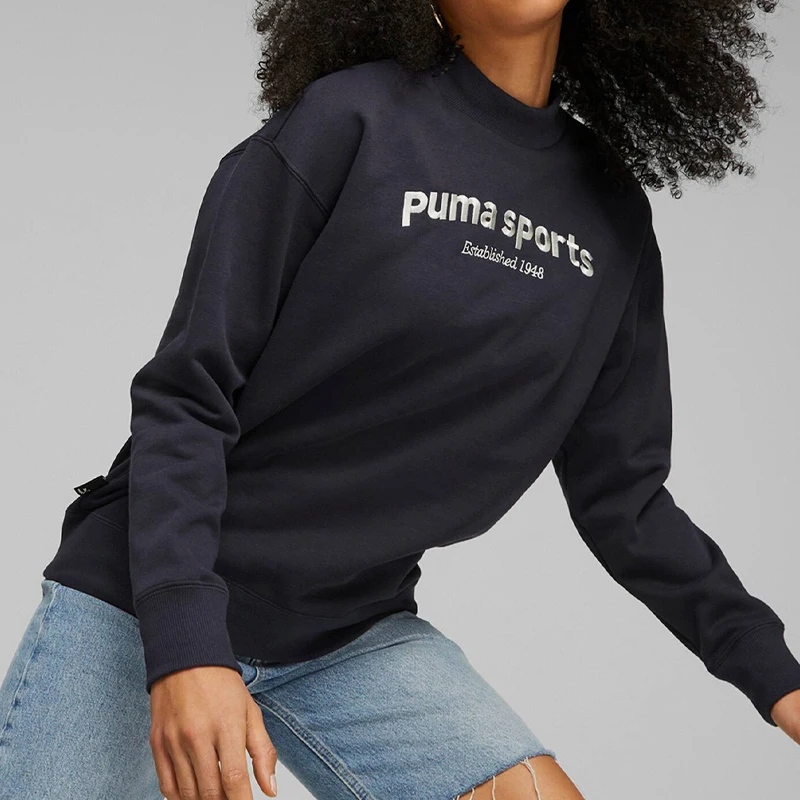 

Puma Натуральная зимняя новая женская минималистичная теплая спортивная толстовка на флисовой подкладке 625305-16