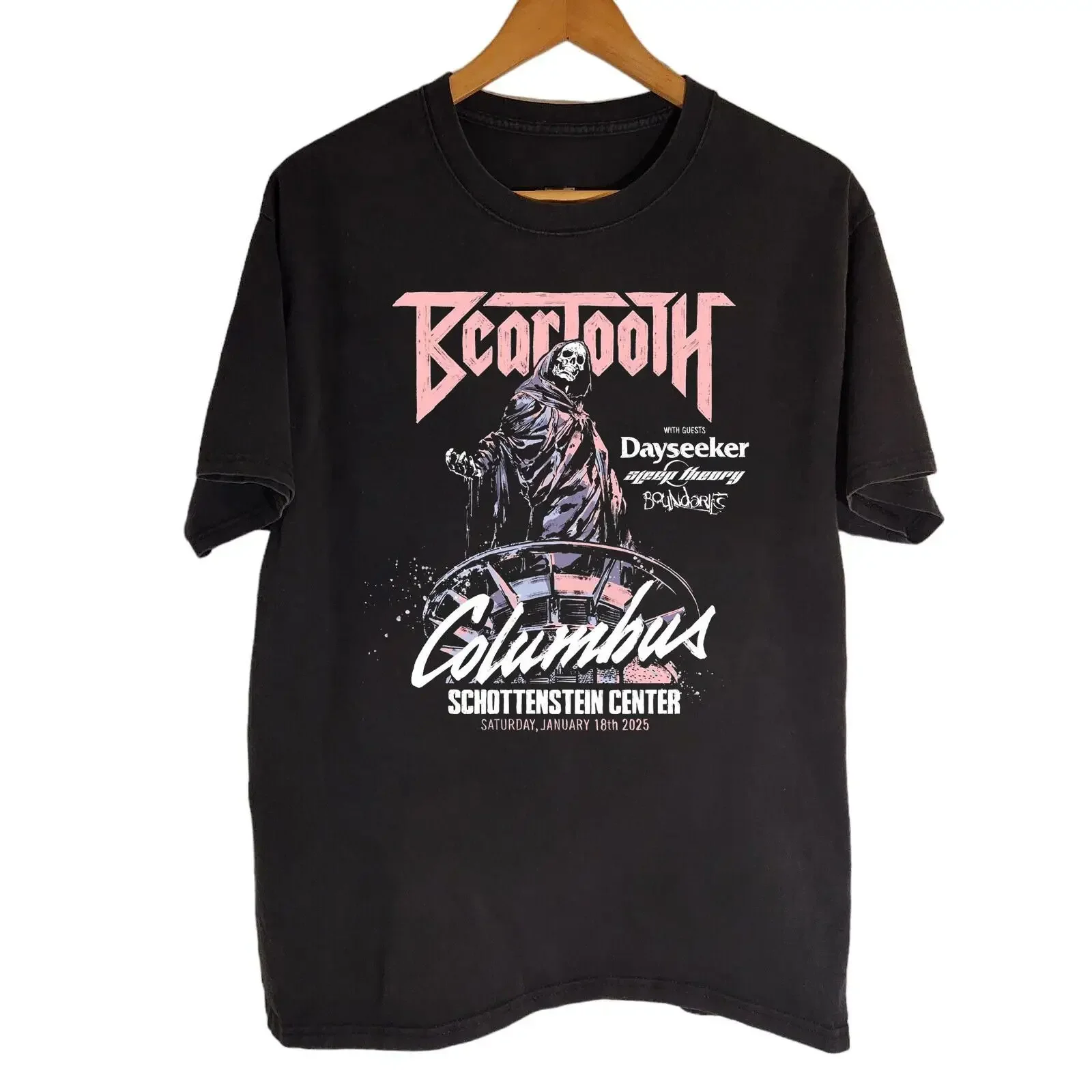 Maglietta Beartooth Band 2025 Tour cotone nero tutte le taglie S 5XL regalo tifosi DM149 vintage Washed Breathable