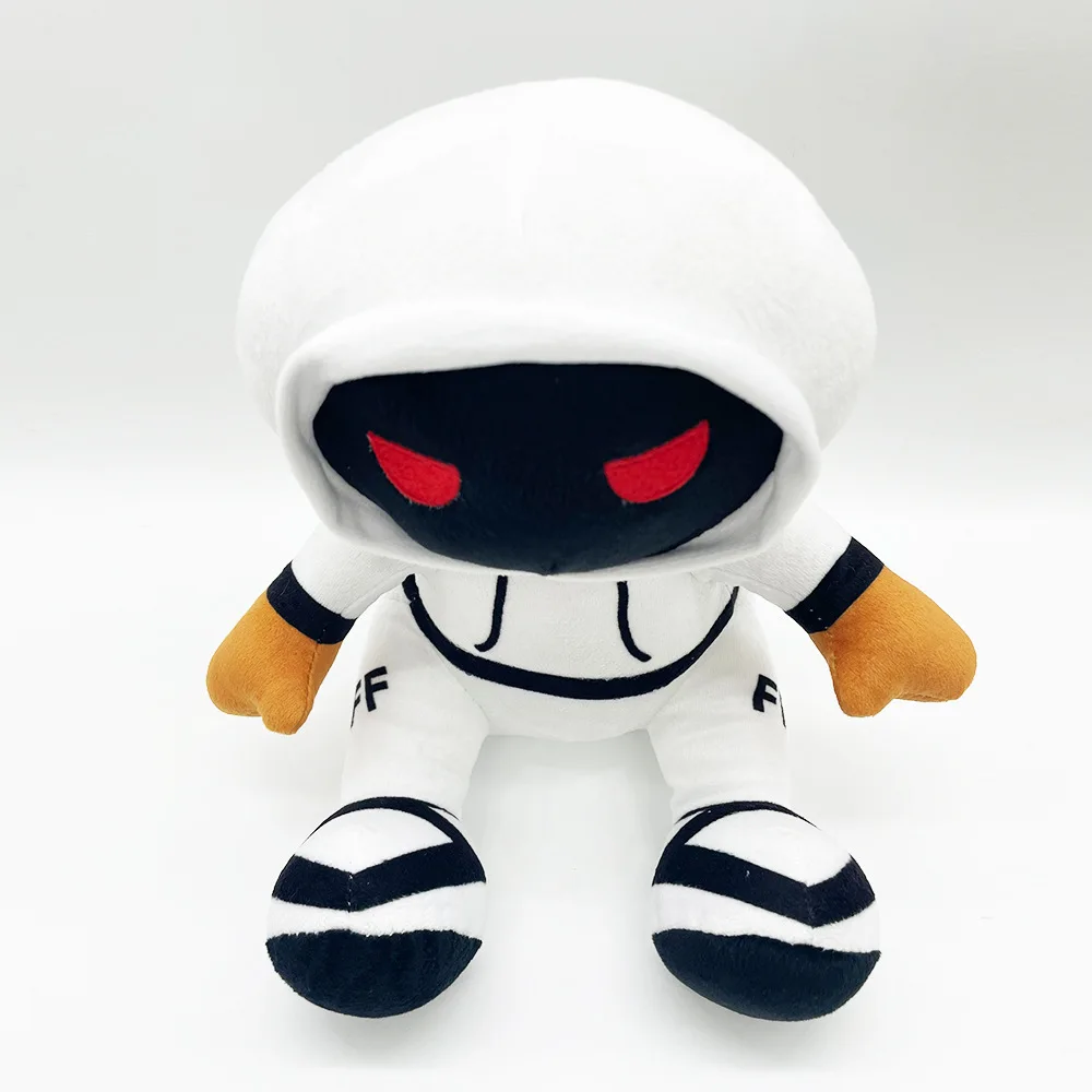 

Roblox Foltyn Family Plush Toy White Hooded Stuffed Figure Game Peripheral Soft Plush Doll Gift For Kids Game Fans Room Decor